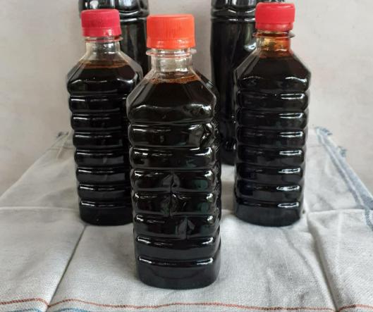 تولید کننده شیره انگور شفاف نیم کیلویی